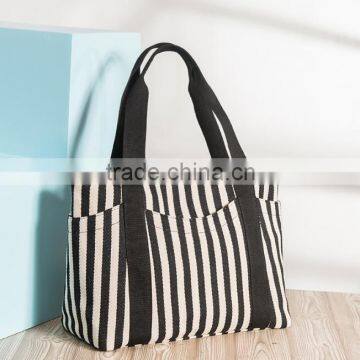 Zm50111b Europe Fashion Lady Handbag Single Shoulder New Style Women Canvas Bag