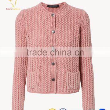 Hot Sale Knitted Laides Wool Winter Coat
