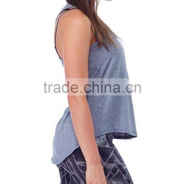 Fashion Sexy Women Wholesale Activewear Gym Stringer Vest photo-4