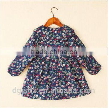 Winter Kids Frozen Dress Modern Dress for Cute Girls Small Floral Skirt photo-2