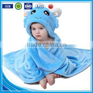 Cuddle Snuggle Embroidered Custom Terry Animal Shaped Baby Plush Blanket/wholesale Organic Cotton Baby Blanket With Hood photo-5