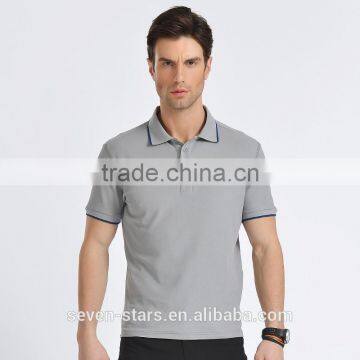 Fancy Design Lapel Short Sleeve T-shirt for Summer photo-3