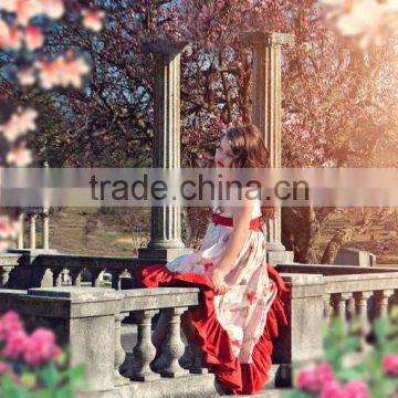 Long Maxi Dress Roses Vintage Dresses For Girls Of 10 Years Old Girls Party Dresses photo-4