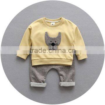 S17743A 2017 Fashion Kids Clothes Long Sleeves Trousers Sets 2 Pieces Outfits photo-4