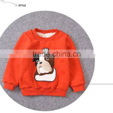 S15261A Winter Boys Warm Hoodies Children Thicken Fleece Sweatshirt photo-3