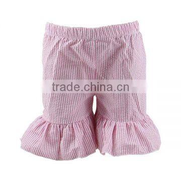 2017 Seersucker Ruffle Shorts Wholesale Baby Ruffle Shorts Girl Shorts photo-6