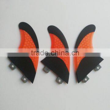 Surf Board Fins FCS Oranged Carbon Fin Surfing Quilhas G5/G7 Size photo-4