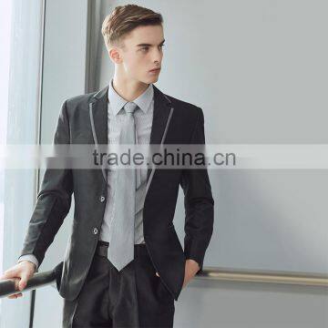 2016 Slim Fit Model Designer Blazer New Design Tuxedo Men Suit Wholesale photo-5