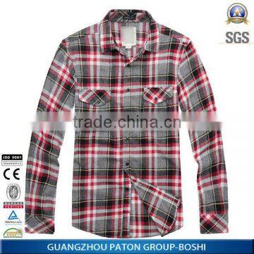 Wholesale Clothing Latest Men's Plaid Casual Shirts Of Pictures With Good Price photo-4
