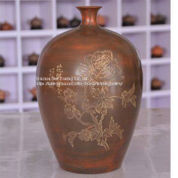 Large Floor Vase Hand Painting Ceramic China Artwork Vase