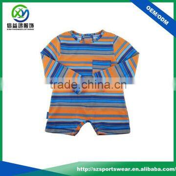 Hot selling color combination soft breathable baby clothes,organic jumpsuit