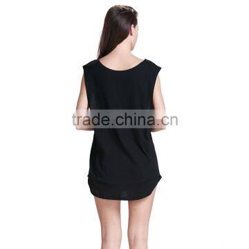 Women's Loose Casual Style Sreetwear Sleeveless t Shirt/tank Top photo-4