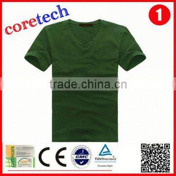 High Quality Cotton Bulk V-neck t Shirt Factory photo-3