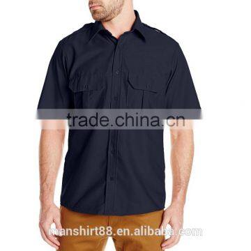 Men's Classic Short Sleeve Security Uniform Shirt photo-4
