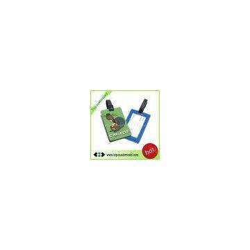 Soft PVC luggage tag wholesale