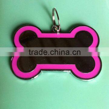 Personalized Engraved Designers Outline Bone Pet ID Tag Dog Tag Cat Tag photo-3