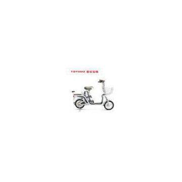 Single Speed Derailleur Electric Assisted Bicycle / electric motor scooter moped For Lady 14\'\'