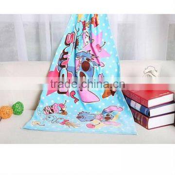 100% cotton velour reactive printed children beach towels