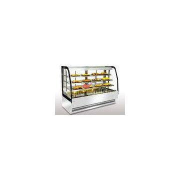 Bakery Food Display Showcase Curved Warming Showcase Closed Type 3 Shelves Different Size Available