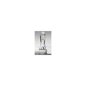 crystal trophy