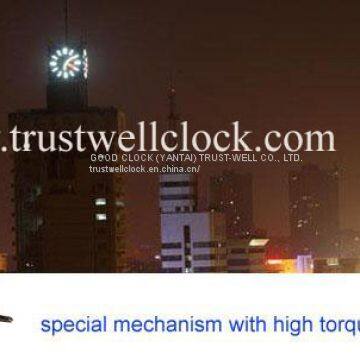 China tower building clock movement mechanism