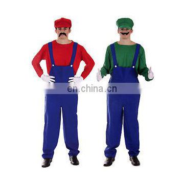 Hot Sale Party Carnival adult Men Super Mario bros Costumes AGM2000