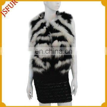 2014 Fashion ladies genuine raccoon fur gilet