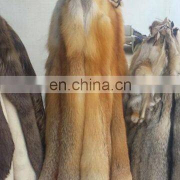 High quality soft red fox skins