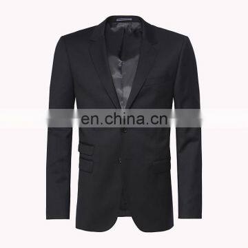 2017 New Arrival Mens Clothing Black High Neck Blazer For Men photo-6