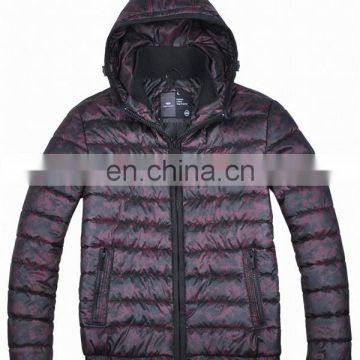 men padding winter jacket