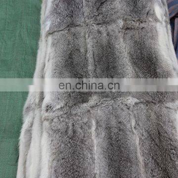 Factory Wholesale Raw or Dyed Color Thick and Soft Real Rabbit Fur Skin Plate photo-2