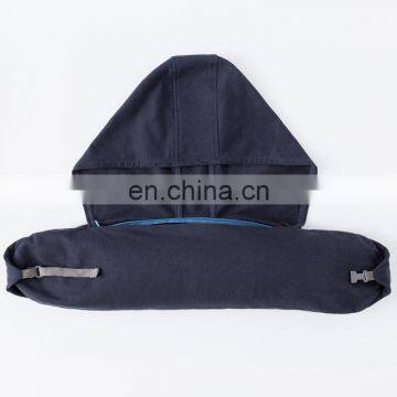 Travel Hoodie Neck Pillows With Cap U-shape Pillow for Napping