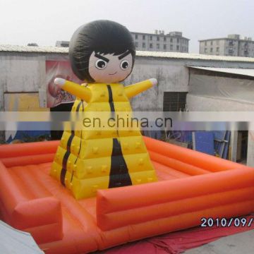 2013 hot sale inflatable rock climbing wall