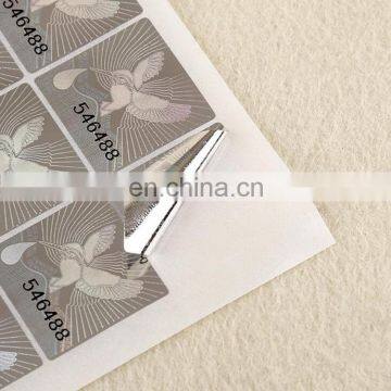 Manufature Custom Waterproof Laser Anti-fake Self Adhesive Sticker for Convenient Number Paper Label photo-4