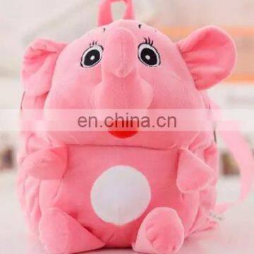 free sample cute plush animal elephant backpack baby bag stuffed toy elephant backpack for kids