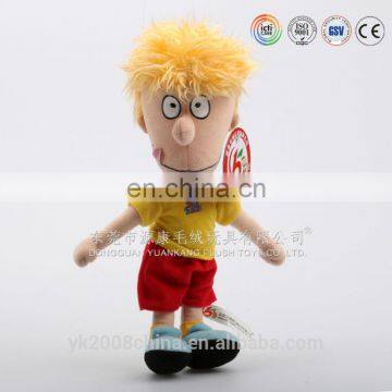 High quality plush toys bendable plush doll