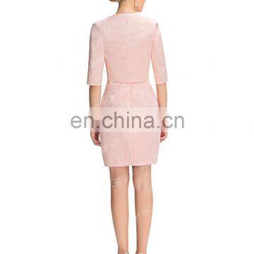 Grace Karin 2016 Formal Occasion Elegant Half Sleeve Lace Mother Of The Bride Dress +Free Jacket GK000055-1 photo-4