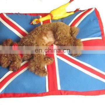 Soft UK Flag Dog products Pet Bed