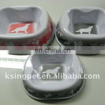 Bone Shape dog bowl Pet Supplies