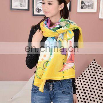 2015 Customize Design Digital Printed Scarf Cotton Chiang Mai photo-4