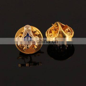Fashionable masonic enamel lapel pin