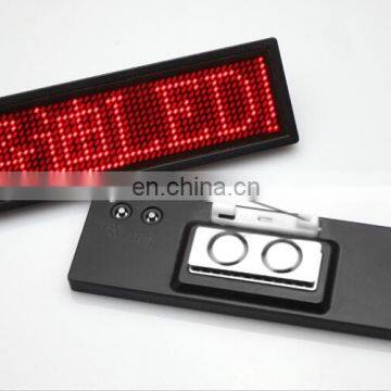 Custom Logo Magnetic Name Badge, Led Badge, Led Pin Badge photo-2