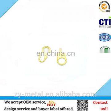 China wholesale smart Imitation gold metal zipper head,zipper slider