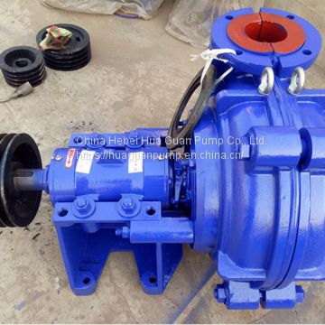 AH series horizontal wear resistant slurry pump material is KmTBCr30 with good performance and long service life.