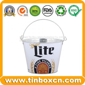 Customized Decorative  Tin Bucket,Tin Bucket, Popcorn Tin Box