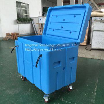 Storage Dry Ice/fish Transport Container/wheels Move Container photo-3