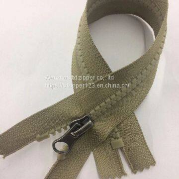 TXT brand #5  Plastic Zipper with normal teeth  special slider Close End