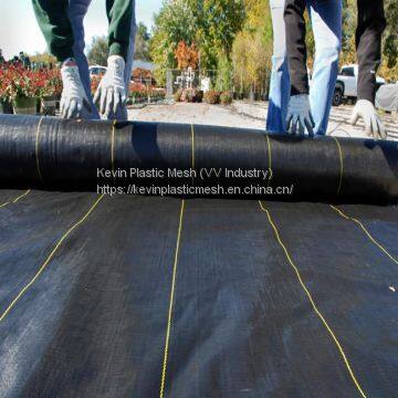 Plastic Woven Weed Mat PP Ground Cover PP Ground Mulching Netting photo-3