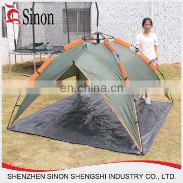 Double-layer PU 2000mm coated outdoor camping beach tent