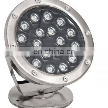 12W Stainless steel led fountain light underwater led light